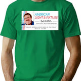 Del Griffith - Shower Curtain Ring Sales T-Shirt - Green