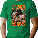 Derrick Lewis Retro Vintage T-Shirt - Retro Graphic Casual Tee - Green