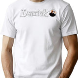 Derrick Shirt T-Shirt - Retro Graphic Tee for Men & Women - White