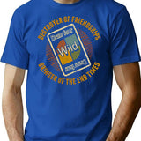Destroyer Of Friendships T-Shirt - Retro Graphic Tee for Men & Women - Blue