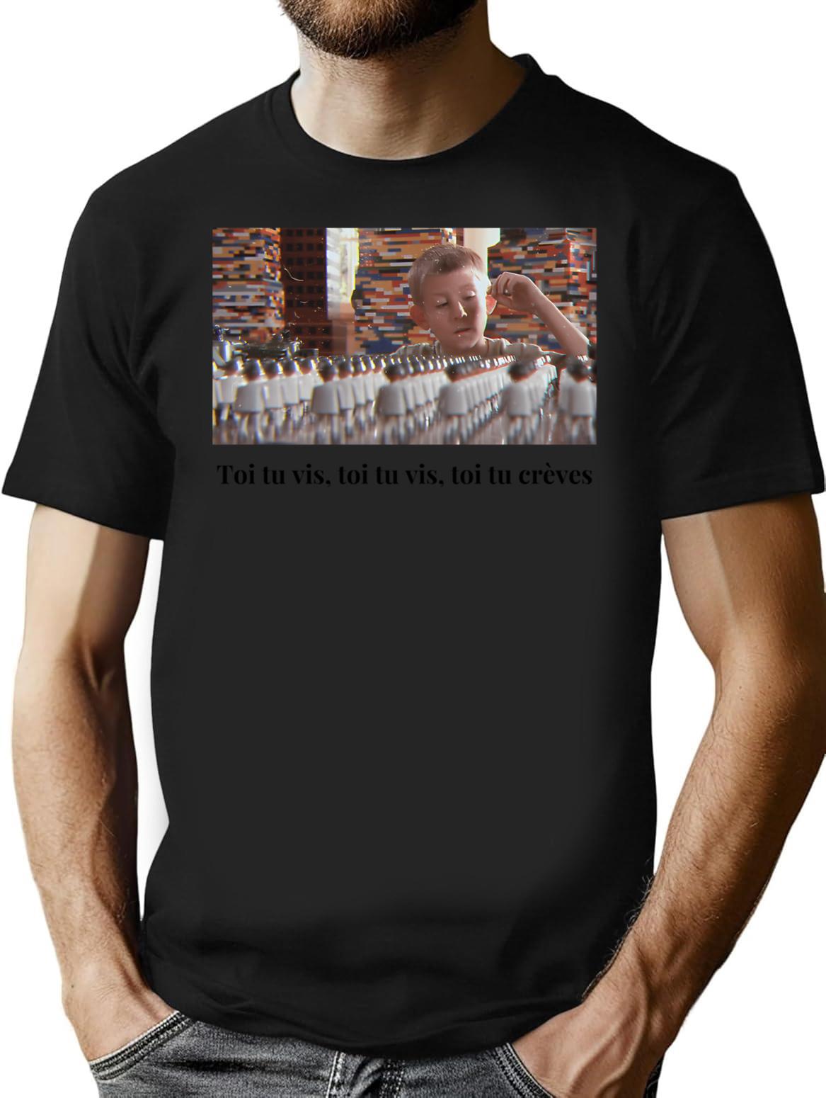 Dewey You Live You Live You Die T-Shirt - Black