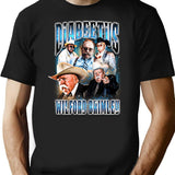 Diabeetus - Wilford Brimley - 90's Bootleg Design T-Shirt - Black