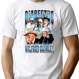 Diabeetus - Wilford Brimley - 90's Bootleg Design T-Shirt - White