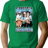 Diabeetus - Wilford Brimley - 90's Bootleg Design T-Shirt - Green
