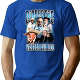 Diabeetus - Wilford Brimley - 90's Bootleg Design T-Shirt - Blue