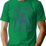 Dick Turpin Vintage Matchbox Design T-Shirt - Retro Graphic Casual Tee - Green