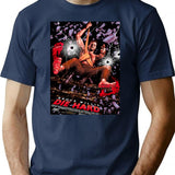 Die Hard Poster T-Shirt - Retro Graphic Tee for Men & Women - Navy