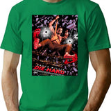 Die Hard Poster T-Shirt - Retro Graphic Tee for Men & Women - Green