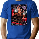 Die Hard Poster T-Shirt - Retro Graphic Tee for Men & Women - Blue