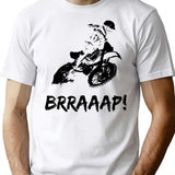 Dirt Bike Graphic Design Gift Item For Dirt Bike Riders T-Shirt - White