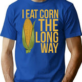 Dirty Humor Joke T-Shirt - Retro Graphic Tee for Men & Women - Blue