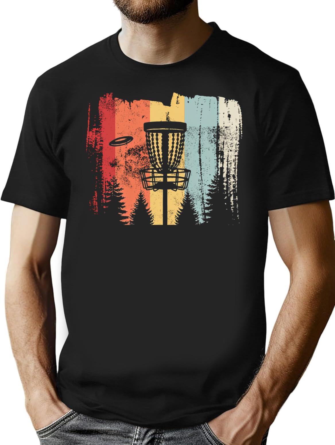 Disc Golf Vintage Disc Sport Frisbee Saying T-Shirt - Black