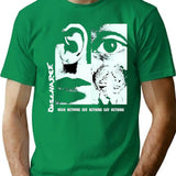 Discharge T-Shirt - Retro Graphic Tee for Men & Women - Green