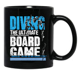Diving The Ultimate Board Game Black Coffee Mug, Gift Coffee Mug - Black