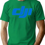 Dji Logo T-Shirt - Retro Graphic Tee for Men & Women - Green