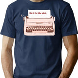 Do It For The Plot Graphic T-Shirt - Navy