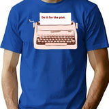 Do It For The Plot Graphic T-Shirt - Blue