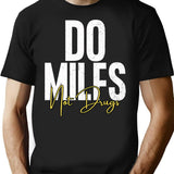 Do Milfs Not Drugs Funny Retro Vintage T-Shirt - Black