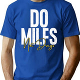 Do Milfs Not Drugs Funny Retro Vintage T-Shirt - Blue