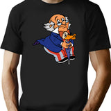 Doctor Snuggles T-Shirt - Retro Graphic Tee for Men & Women - Black