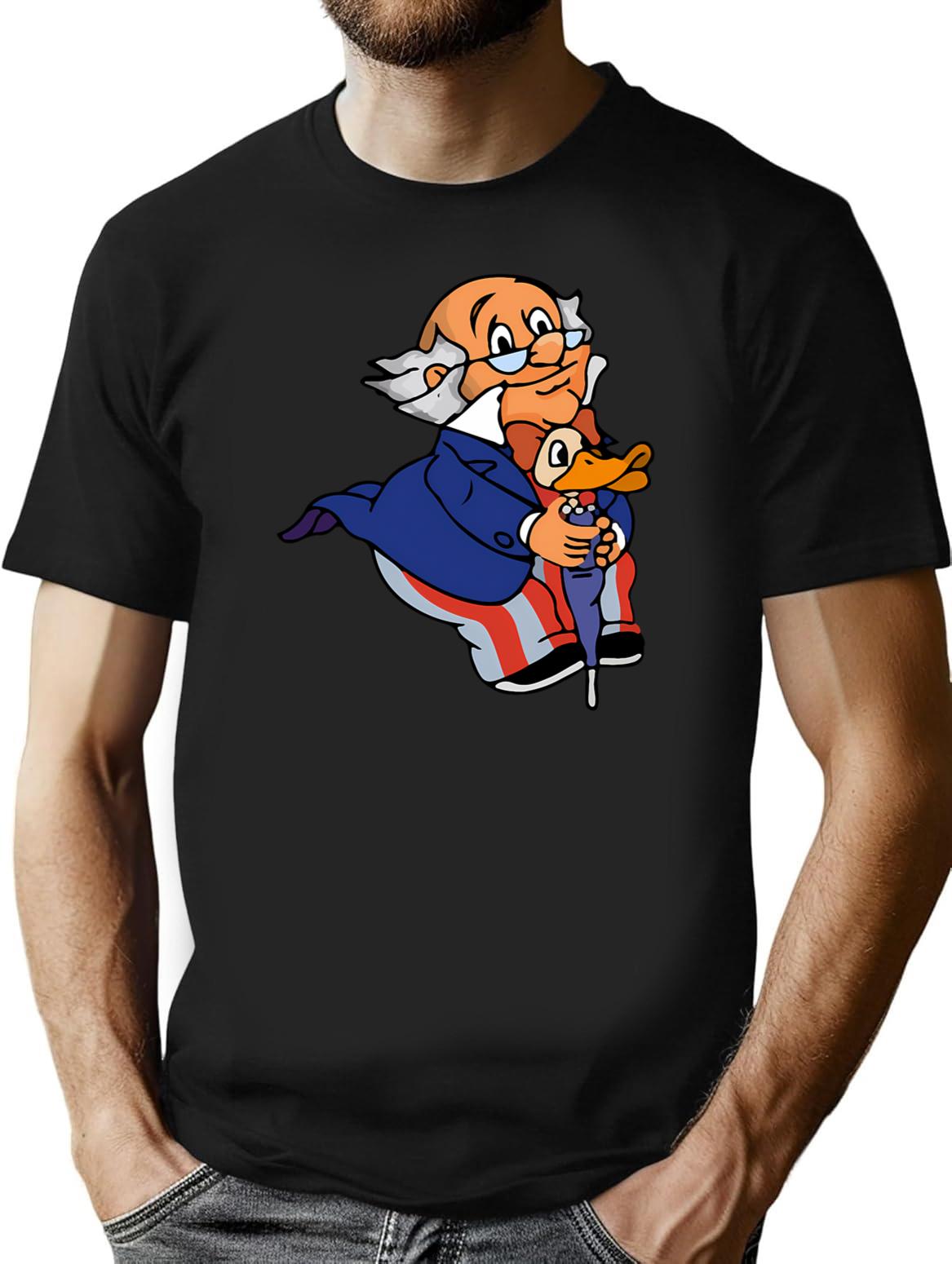Doctor Snuggles T-Shirt - Retro Graphic Tee for Men & Women - Black