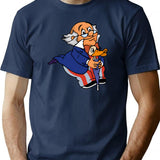 Doctor Snuggles T-Shirt - Retro Graphic Tee for Men & Women - Navy