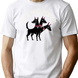 Dog Person T-Shirt - Retro Graphic Tee for Men & Women - White