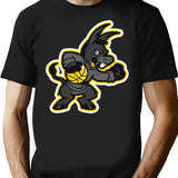 Donkey Basketball Player T-Shirt - Retro Graphic Tee for Men & Women - Black