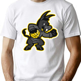 Donkey Basketball Player T-Shirt - Retro Graphic Tee for Men & Women - White