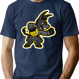 Donkey Basketball Player T-Shirt - Retro Graphic Tee for Men & Women - Navy