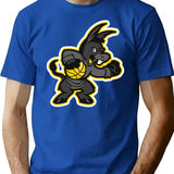 Donkey Basketball Player T-Shirt - Retro Graphic Tee for Men & Women - Blue
