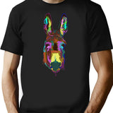 Donkey Splash T-Shirt - Retro Graphic Tee for Men & Women - Black