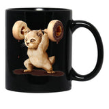 Donutlifting Black Coffee Mug, Gift Coffee Mug - Black