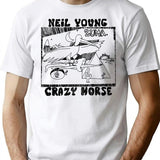 Doodles 70s Zuma Horse Art Young T-Shirt - White
