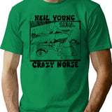 Doodles 70s Zuma Horse Art Young T-Shirt - Green