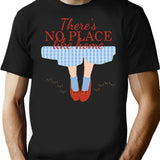 Dorothy Quotes It's Not Where You Go It's Who You Meet Along The Way Vintage Fantasy (3) T-Shirt - Black
