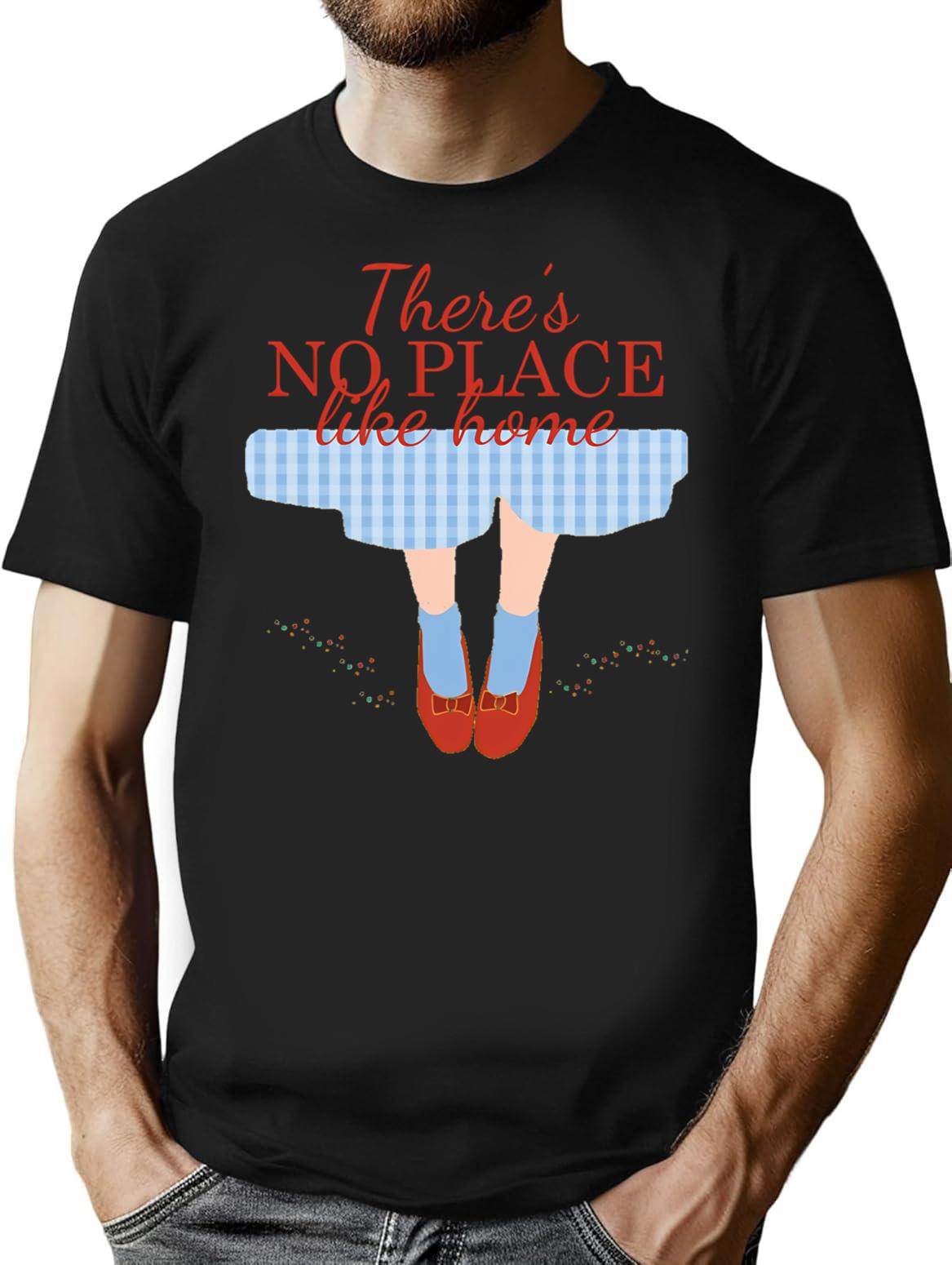Dorothy Quotes It's Not Where You Go It's Who You Meet Along The Way Vintage Fantasy (3) T-Shirt - Black