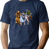 Dorothy Quotes It's Not Where You Go It's Who You Meet Along The Way Vintage Fantasy T-Shirt - Navy