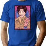 Dot T-Shirt - Retro Graphic Tee for Men & Women - Blue