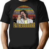Douglas Reynholm Father The It Crowd Funny Vintage T T-Shirt - Black