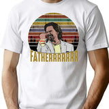 Douglas Reynholm Father The It Crowd Funny Vintage T T-Shirt - White
