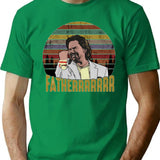 Douglas Reynholm Father The It Crowd Funny Vintage T T-Shirt - Green