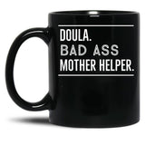 Doula Funny Gift Black Coffee Mug, Gift Coffee Mug