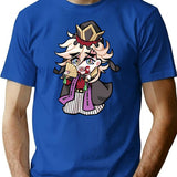 Douma Classic (2) T-Shirt - Retro Graphic Tee for Men & Women - Blue