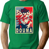 Douma - Poster T-Shirt - Retro Graphic Tee for Men & Women - Green