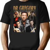 Dr Gregory House Retro Fan Art Funny Vintage 90s T-Shirt - Black