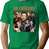 Dr Gregory House Retro Fan Art Funny Vintage 90s T-Shirt - Green