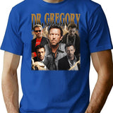 Dr Gregory House Retro Fan Art Funny Vintage 90s T-Shirt - Blue