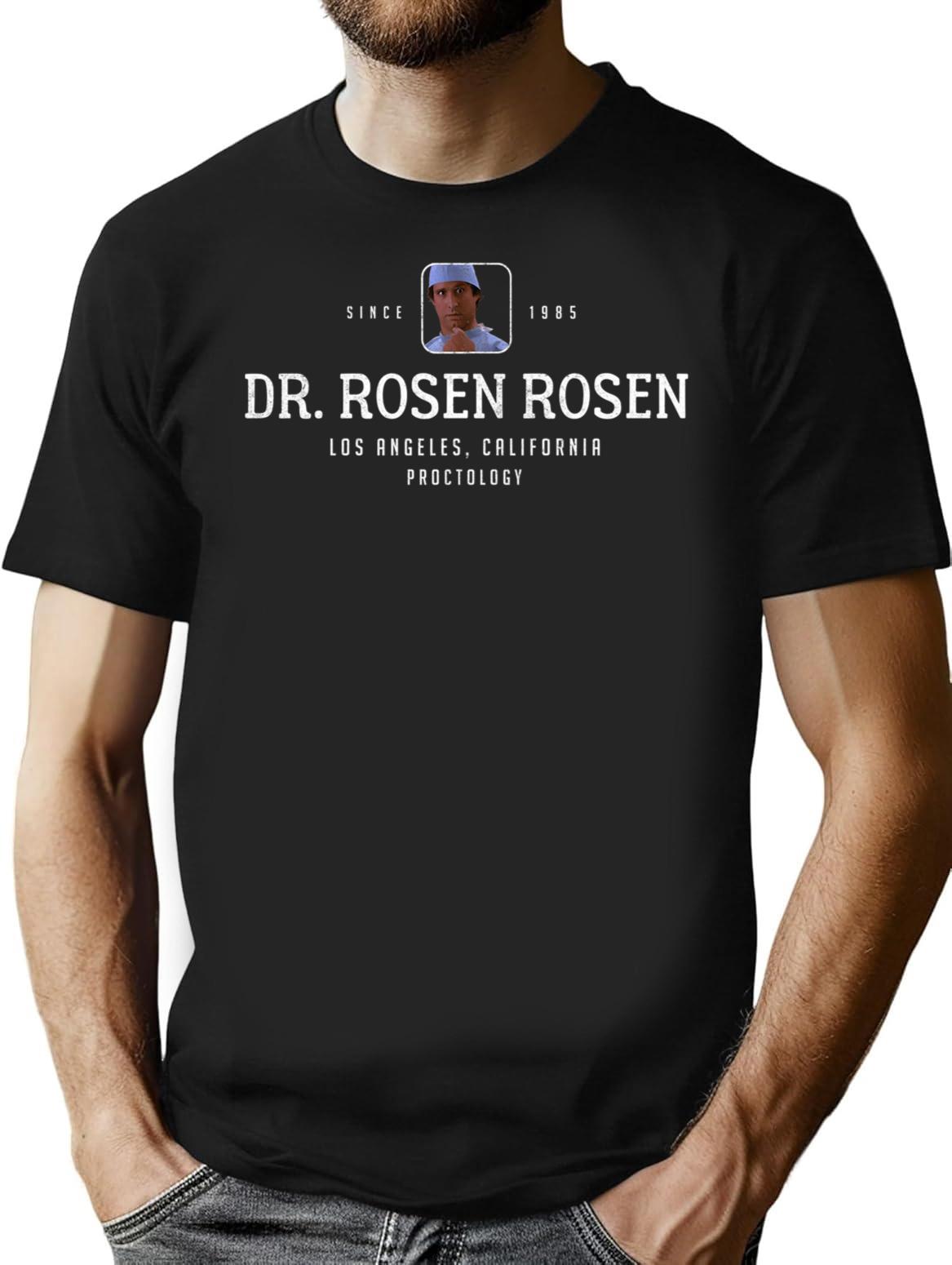 Dr. Rosen Rosen T-Shirt - Retro Graphic Tee for Men & Women - Black