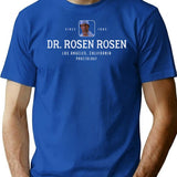 Dr. Rosen Rosen T-Shirt - Retro Graphic Tee for Men & Women - Blue